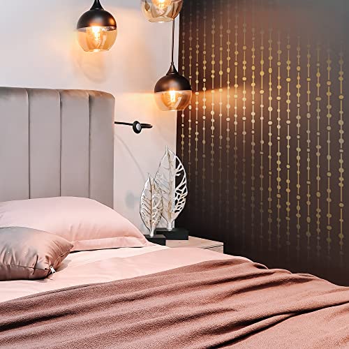 STENCILIT Dew Drops Large Wall Stencil for Painting - 17x33.5in Stencil