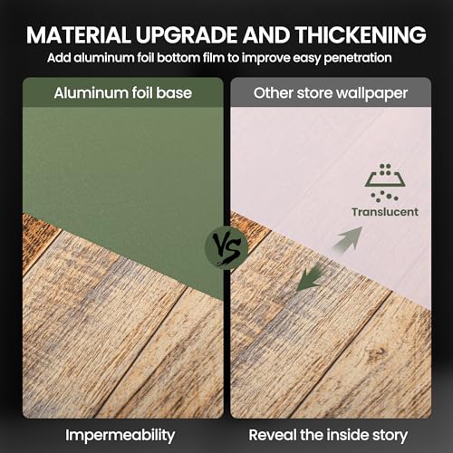 Green Contact Paper Peel and Stick Wallpaper with Tools Modern Removable - color: Green, size: 17.7" x 590.5"