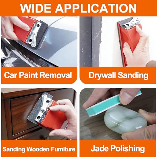 Wet & Dry Sandpaper Set, 42 Sheets of 120 to 3000 grit Sand Paper - style: sandpaper-42 pcs
