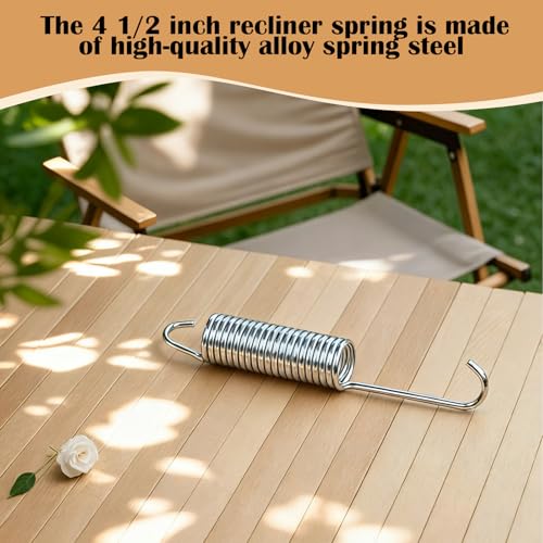 4-1/2Inch Long Neck Hook Recliner Tension Spring Replacement Extension Part