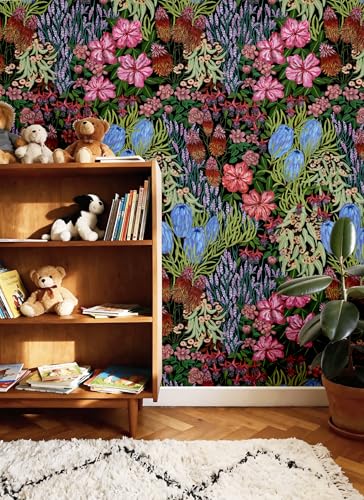 Peel and Stick Wallpaper, Green Contact Paper for Cabinets/Kitchen/Bathroom - size: 17.3" x 393.7"