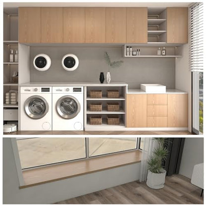 Wood Grain Contact Paper Peel and Stick Wallpaper Self Adhesive Wall Paper for Furniture Countertop Drawer Shelf Liner Cabinet Waterproof Easy to Clean 23.6" X 196" - color: Teak, size: 23.6"W x 196"L