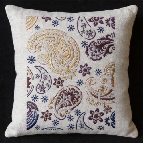 TIAMECH A4 Reusable Paisley Stencil for Painting - style: Paisley Flower