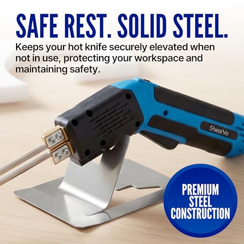 300W Electric Hot Knife Foam Cutter – Heavy-Duty Air-Cooled Styrofoam Cutting Tool Kit with Blades & Accessories for EPS, XPS, PU, KT Board & Sponge | DIY & Crafts
