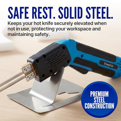 300W Electric Hot Knife Foam Cutter – Heavy-Duty Air-Cooled Styrofoam Cutting Tool Kit with Blades & Accessories for EPS, XPS, PU, KT Board & Sponge | DIY & Crafts