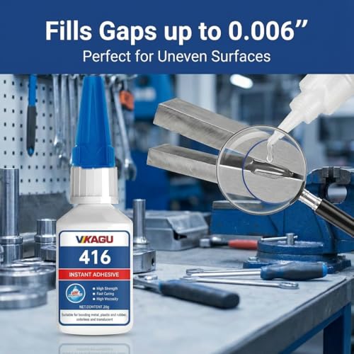 416 Super Bonder Instant Adhesive Clear for High Temp & Vibration 20g Suitable for Metal Plastic and Rubber 2 Pack - size: 416, style: 2 Pack