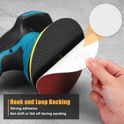 30Pcs 8In Sanding Disc 80-400Grit Round Sanding Paper - size: 8"(80/100/120/180/240/400 Grit)