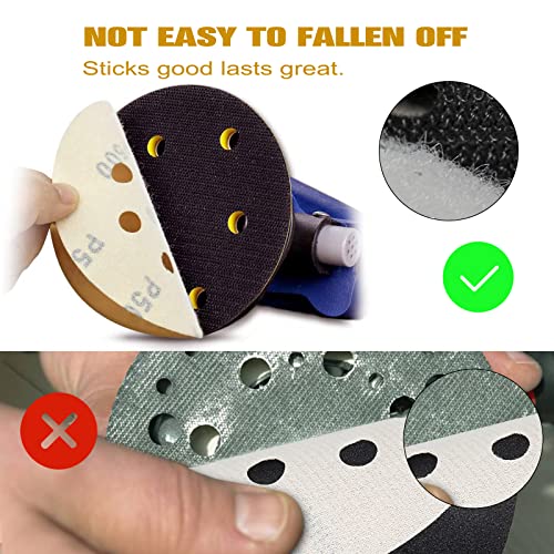 100PCS 5 Inch Sanding Discs 120 Grit Random Orbit Sander Sandpaper - style: Advanced Aluminum Oxide