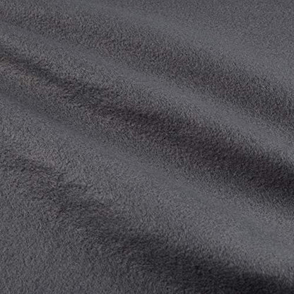Polar Fleece Solid Dark Grey, Fabric by the Yard - color: Dark Grey
