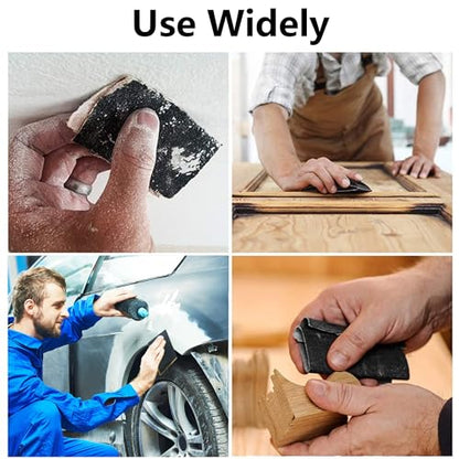 Sand Paper Kit 100 PCS 80 to 5000 Grit 9x3.6 Inch Sandpaper Sheets