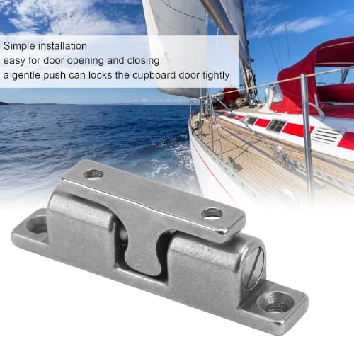 2.76Inch 304 Stainless Steel Ball Tension Roller Catch Tension Latch Adjustable Marine Cabinet Tension Heavy Duty Catch Latch