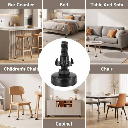 Heavy Duty Leveling Feet 20Pcs Adjustable Furniture Legs 3/8”-16