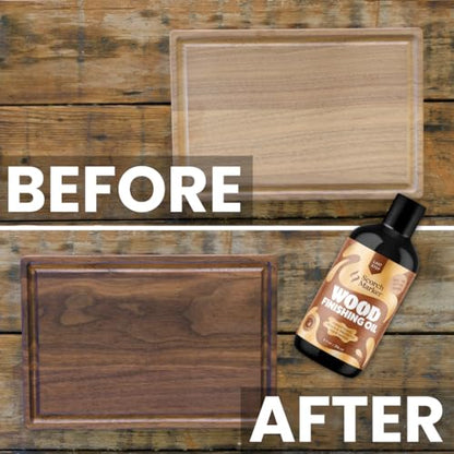 Scorch Marker Wood Finishing Oil, Food Safe Cutting Board Oil, 8 oz