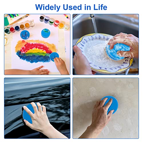 Boyistar Paint Sponge Applicator 3Pcs, Blue Detail Painting Sponge - color: Blue