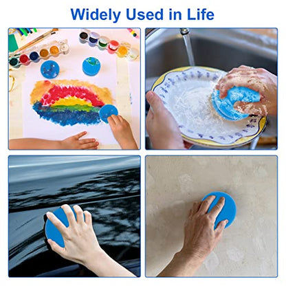 Boyistar Paint Sponge Applicator 3Pcs, Blue Detail Painting Sponge - color: Blue