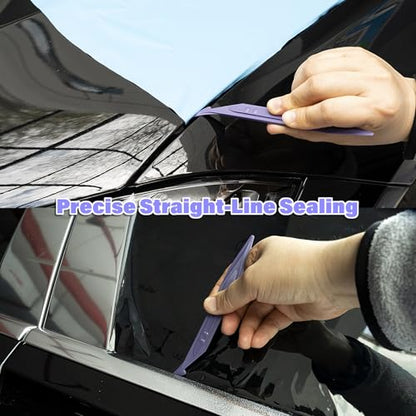 Gomake ‌3PCS Double Edge Vinyl Wrap Tucking Tool Kit - Professional Dual-Head Car Wrapping Tools for Smooth Edges & Remove Bubble