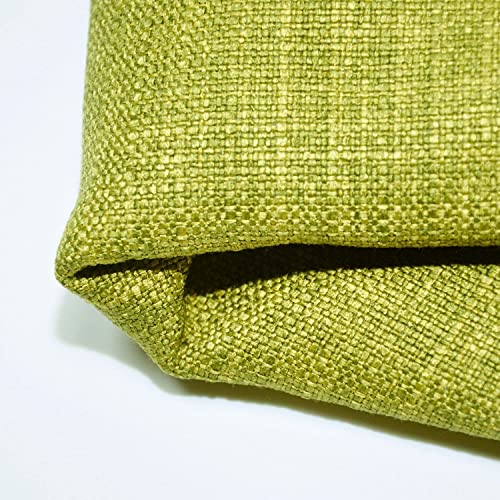 Yutong Fabric by The Yard and 9OZ-100% Polyester Upholstery Sewing Fabrics-Solid Green Pattern - color: Green, size: 1 Yard