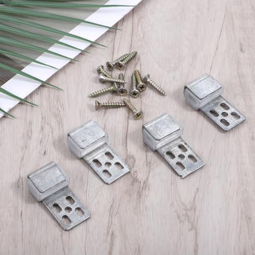 10 PCS Couch Spring Clips, Upholstery Clips for Furniture Spring Clip Ek Clip 15.7"x8.6" Sofa Chair Zig zag Furniture Springs Repair for Chair Couch Sofa Replacement Parts, 40 Screws