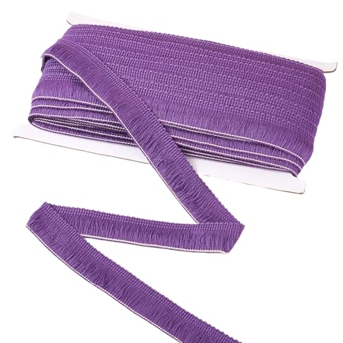 27 Yards 1 Inch Fringe Trim Tassel, Beadthoven Fringe Trim Tassel Ribbon Polyester Lace Ribbon Trim for Sewing Clothing Trim Cushions Pillow Curtain Home Decorations DIY Crafts Orchid - color: Orchid, size: 1 Inch (25mm)
