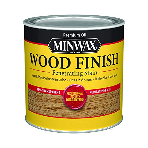 Minwax 221804444 Wood Finish, Puritan Pine, 1/2 Pint - color: Puritan Pine, size: 0.0625 Gallon