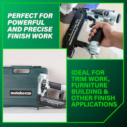 Metabo HPT Brad Nailer,Pro-Preferred Lightweight Pneumatic Power Nailer for Precision Trim Work and Furniture Building,Adjustable Depth,18 Gauge,5/8" up to 2" Brad Nails,NT50AE2,(Pack of 5) - size: Loveseat (Pack of 5)