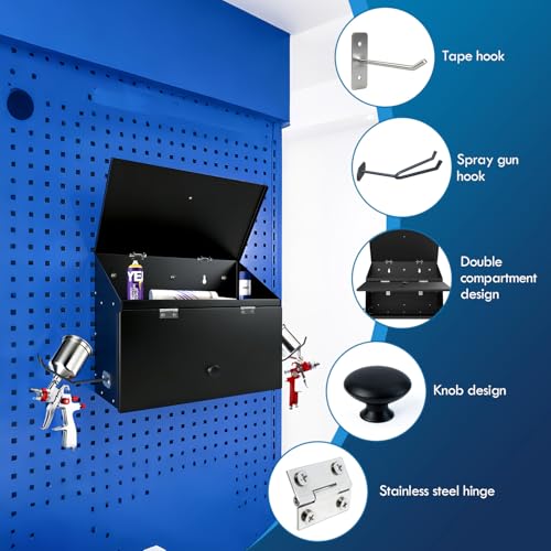 Magnetic Spray Booth Box, Wall-Mounted Spray Booth Storage