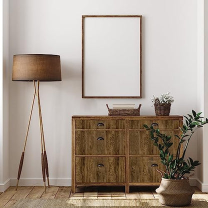 Abyssaly Wood Grain Contact Paper, Brown Wood Peel and Stick Wallpaper, Thicken Self Adhesive Removable Wallpaper for Cabinets Bedroom Kitchen 11.8 in X 197 in