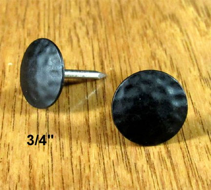 Premium Round Clavos - 3/4" Diameter Head - Black Powder Coat - Sold Individually - size: 3/4 Inch (Pack of 1)