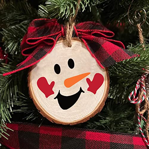 Snowman Face Stencils Reusable Snowman Stencils for Crafts 3" - style: Snoman Face 3"