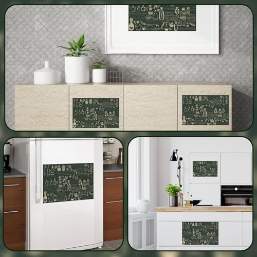 WANDIC 3 Sheets Rub On Transfer Stickers, Retro Herbs Pattern Waterproof Decals Furniture Craft Embellishments for DIY Scrapbooking Photo Albums,15 * 30cm - color: Herbs