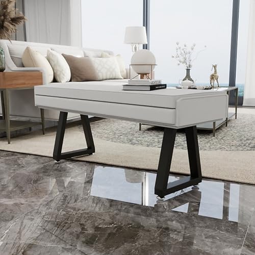 18” Metal Table Legs, Trapezoid Bench Legs, Heavy Duty Metal Desk Chair Dining & Coffee Table Feets, DIY Furniture Feets (H18” x W12.3”) - color: Black, size: 18" Trapezoid
