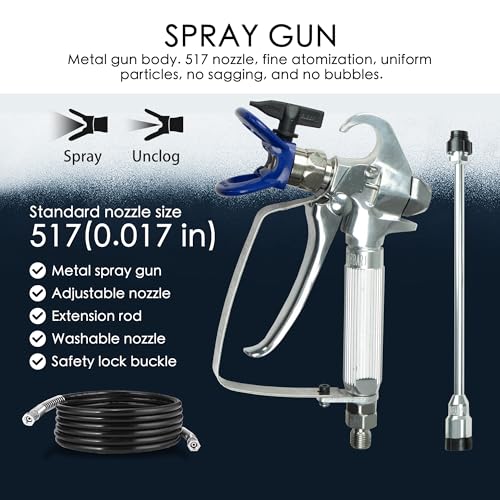 EPIK Airless Paint Sprayer 3000PSI High Pressure Paint Gun