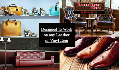 Leather Repair, Refinish, Restore Kit/Leather Max Touch-up for Leather & Vinyl Refinishing (Mahogany) - color: Mahogany