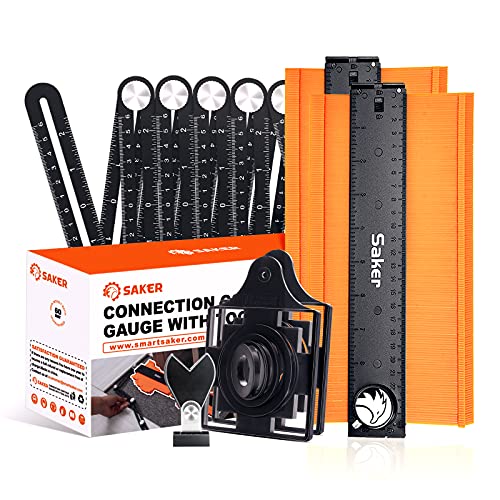 Saker Multi-function Scribing Tool&Saker Contour Gauge Profile Tool (Connection Package)