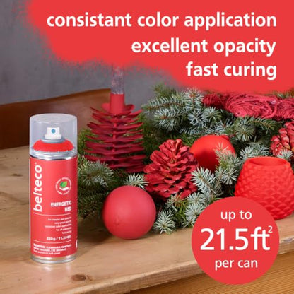 Energetic Red Spray Paint | Water-Based Spray Paint Red - color: Energetic Red, size: 11.29 Ounce (Pack of 1)