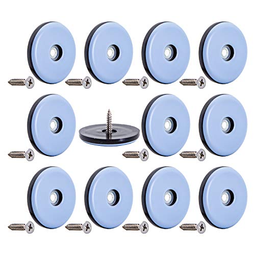 Furniture Slider Pads,Table/Chair/Cabinet/Sofa Glide,Protect the Floor by Sliding Like Magic,Heavy Duty Sliding Block for Furniture,12 Pack(1.5 inch(38mm) Base) - size: 1.5 inch Base