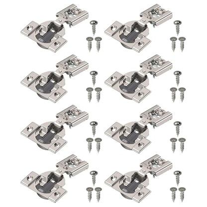 Blum 38N355BE08x10 Compact Soft-Close 1/2'' Overlay Blumotion Hinge, Nickel Finish (Pack of 10) - size: Pack of 10, style: Without Screws