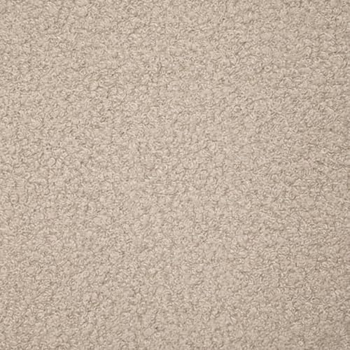 Kinsley Fabrics Halo Frosted Almond 3 Yards - Stain Resistant, 100% Polyester, Bonded Cotton Backing, 54" Width, Non-Directional, Circular Knit Weave, Durable Upholstery Fabric - color: Frosted Almond, size: 3 yards