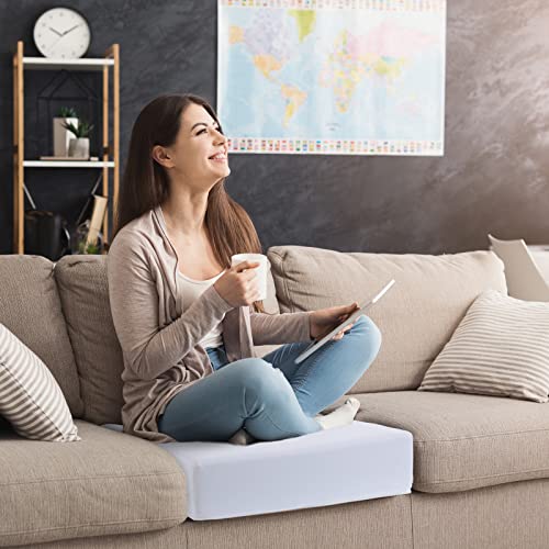 HOMBYS Couch Cushion Replacement Wrapped with Polyester Batting, High Density Couch Cushions Inserts with Dacron Fiber Layer,Upholstery Cushion Padding with Removable Cover,5 inch Thick,26"x26",1 Pcs - size: 26"x26"x5"