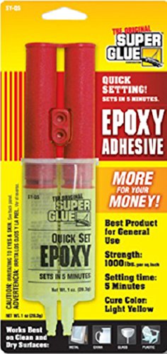 Epoxy Adhesive, Lite Yellow, 1 oz, 3 Min