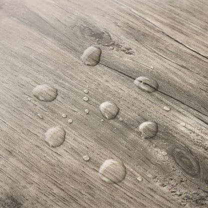 GloryTik Grey Brown Wood Grain Contact Paper Faux Wood Peel and Stick Wallpaper Wood Removable Self Adhesive Waterproof Wallpaper 78.7"X17.7" - color: Grey Brown, size: 17.7" x 78.7"