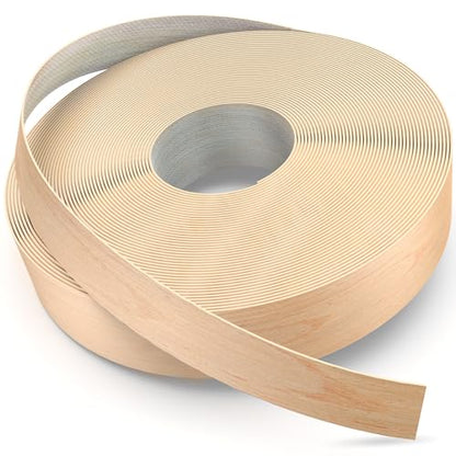 YANYE Red Oak Edge Banding, 3/4 inch x 50ft roll of Veneer Real Wood Edge Banding Pre-glued Flexible, Tape Banding - color: Red Oak, size: 3/4"x 50ft