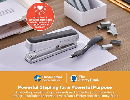 Bostitch Titan Heavy Duty Metal Stapler, 50 Sheet Capacity with 1250 Staples and Ergonomic Staple Remover, Jam Free Stapling, Full Strip Stapler for Desk, Office and Classroom, Silver - color: Silver