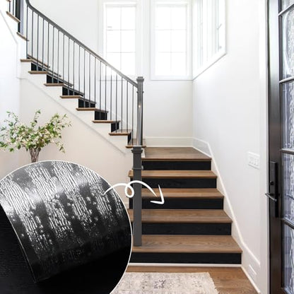 Wood Grain Contact Paper Wooden Peel and Stick Wallpaper 11.8"x78.7" - color: Black, size: 11.8" x 78.7"