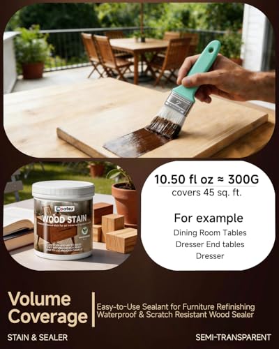Water Based Wood Stain and Sealer in One, 10.50 Oz - color: Golden Oak