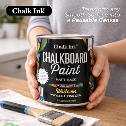 Chalk Ink Chalk Paint - Premium Chalkboard Paint for Walls, Wood & Crafts