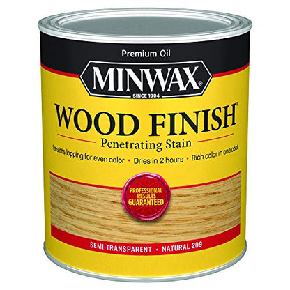 Minwax 70000444 Wood Finish, Natural, 1 Quart - color: Natural, size: Quart