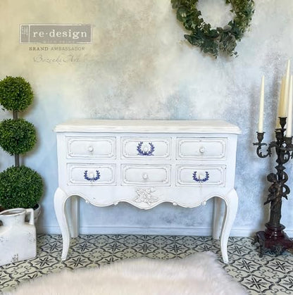 Redesign With Prima Decor Small Transfers – French Bue – 3 sheets, 6″x12″ 655350656683 Rub on Transfers for Furniture home decor furniture transfer furniture Tattoo Wall Stickers 3D Home Wall Decal