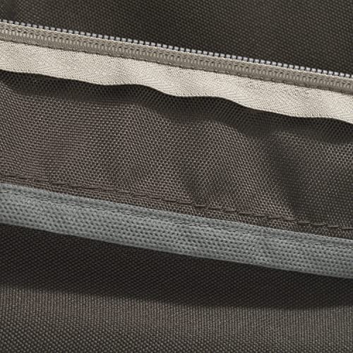 Classic Accessories Ravenna Water-Resistant 17 x 15 x 2 Inch Patio Seat Cushion, Espresso - color: Espresso, size: 17"W x 15"D x 2"Thick
