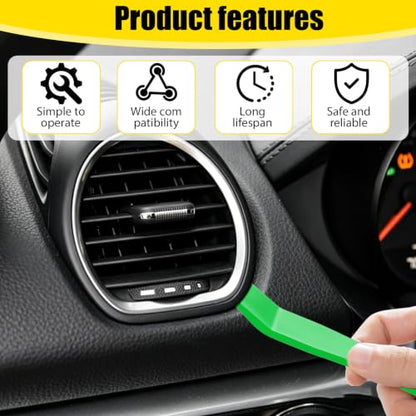 Auto Trim Removal Tool, Auto Clip Fastener Remover Pry Tool, 13PCS - color: Green
